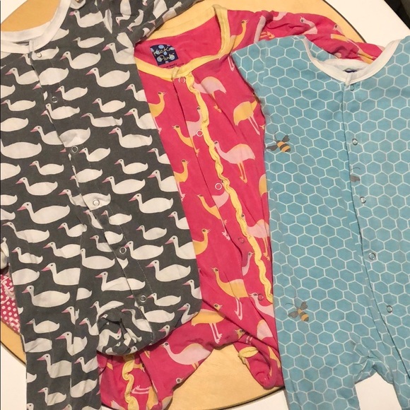 Kic Kee Pants Honey Comb Bee  Emu geese PJs